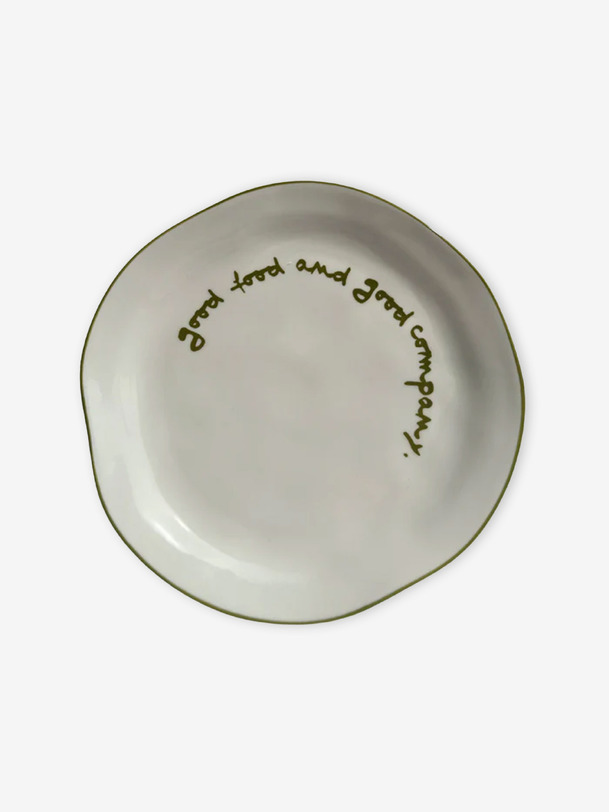 assiette de la bonne nourriture bonne compagnie - la éclectique de style de vie vert