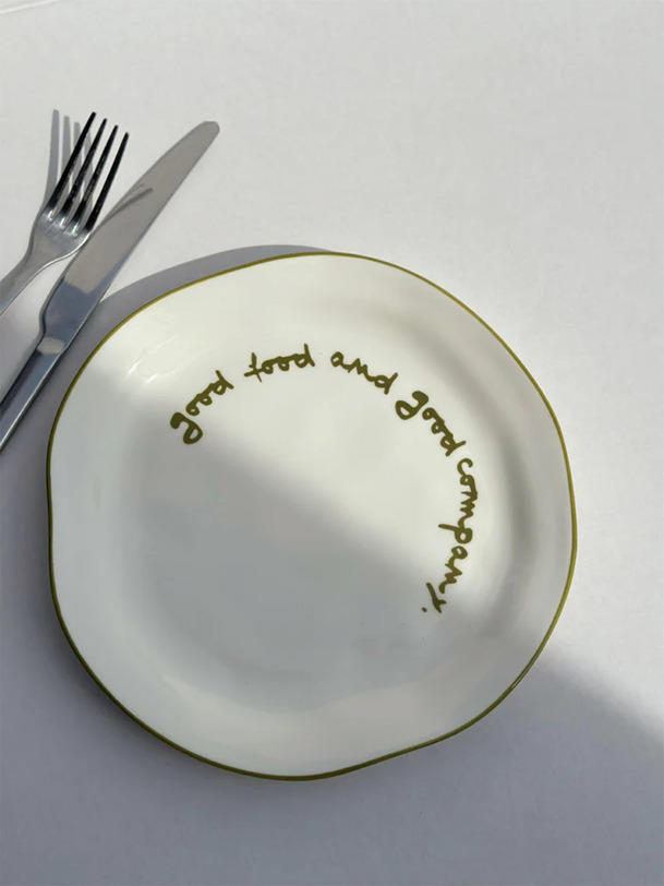 assiette de la bonne nourriture bonne compagnie - la éclectique de style de vie vert