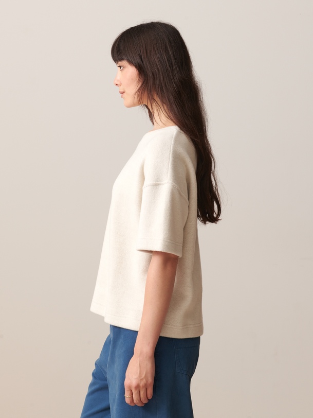 martin sweat-shirt écru