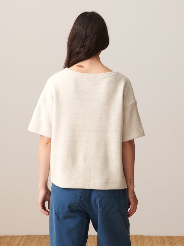 martin sweat-shirt écru