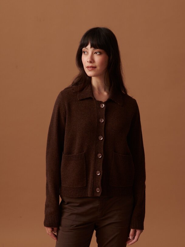 oria cardigan cacao