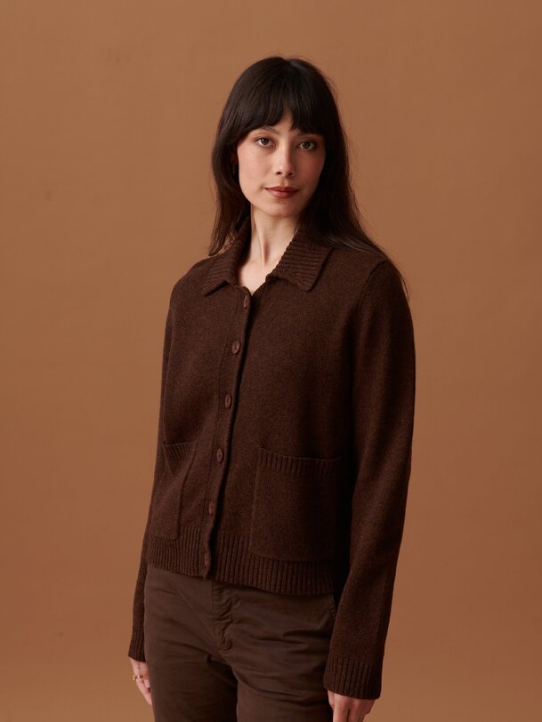 oria cardigan cacao