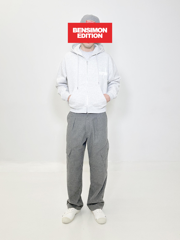 gilet de sst bensimon édition heather gris