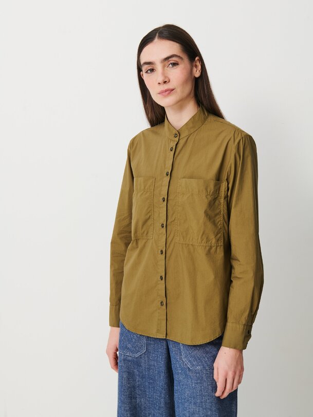 oleya shirt olive foncé