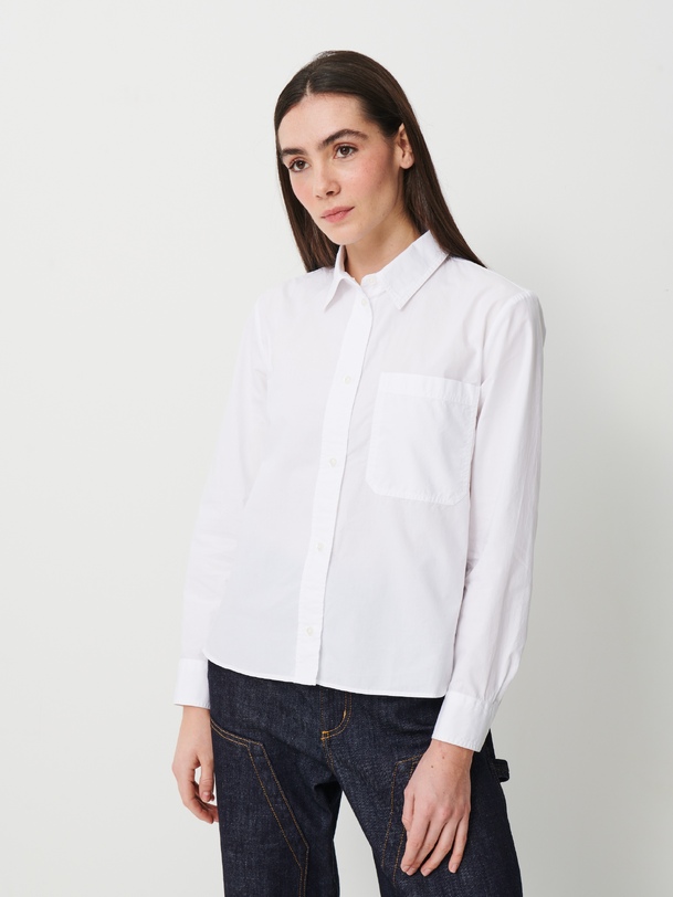 olga shirt blanc
