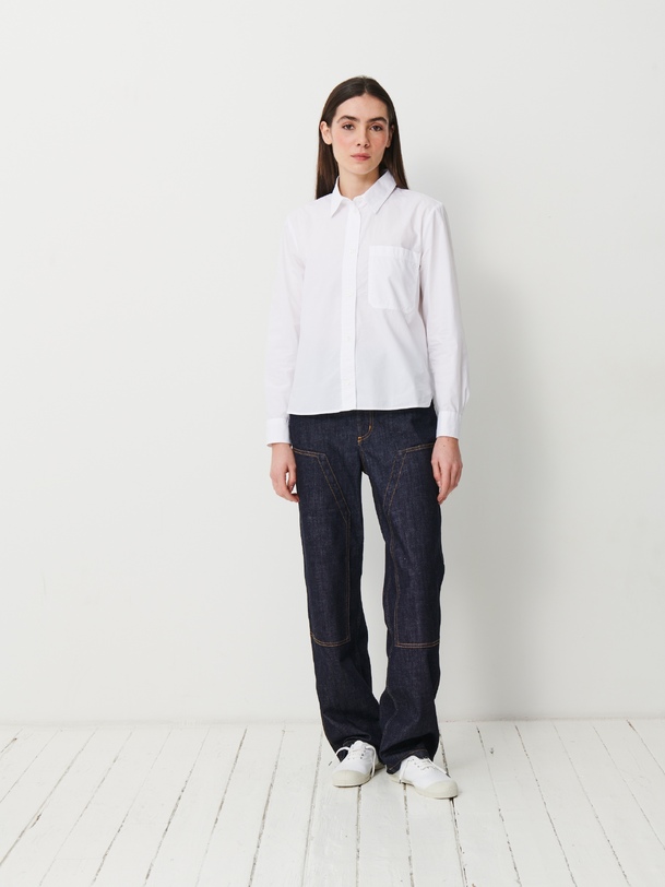 olga shirt blanc