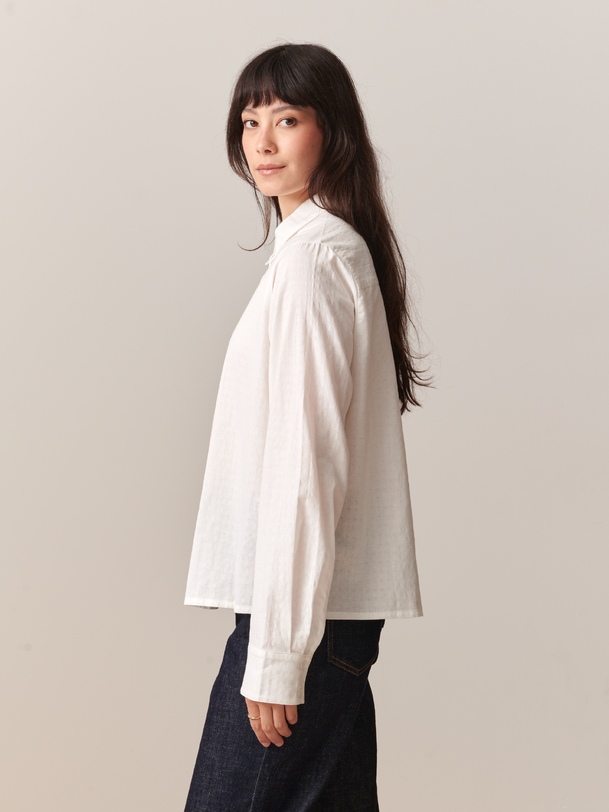 noemie ml shirt écru