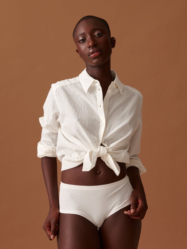 noemie ml shirt écru
