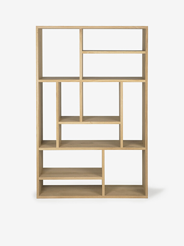etagere m petite 90x30x139 chêne clair