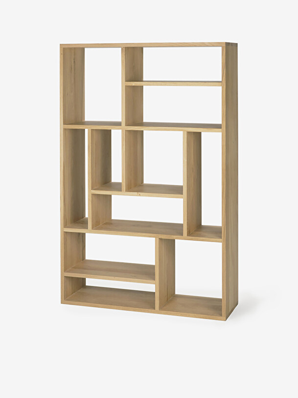 etagere m petite 90x30x139 chêne clair