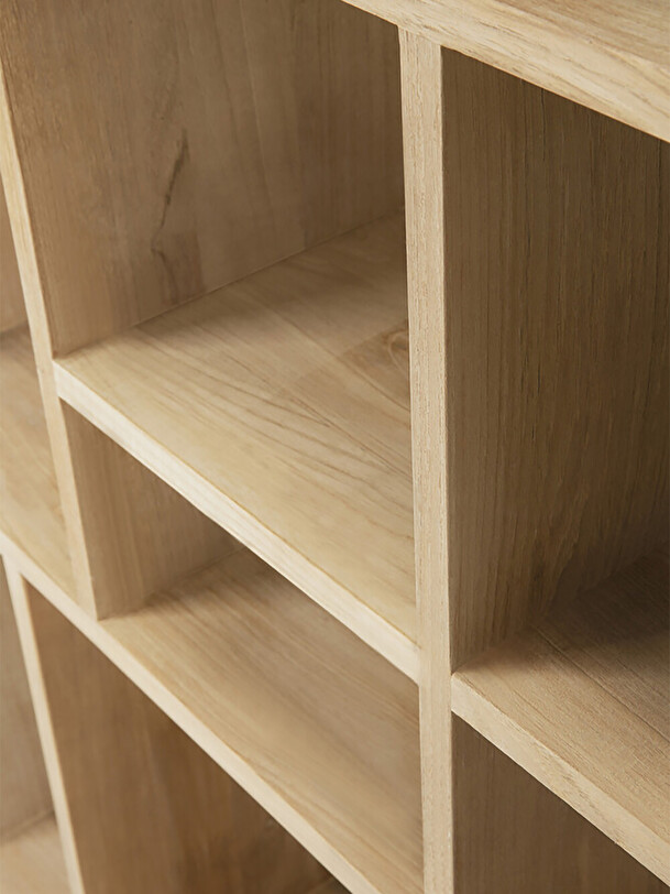 etagere m petite 90x30x139 chêne clair