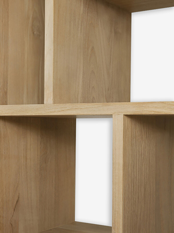 etagere m petite 90x30x139 chêne clair