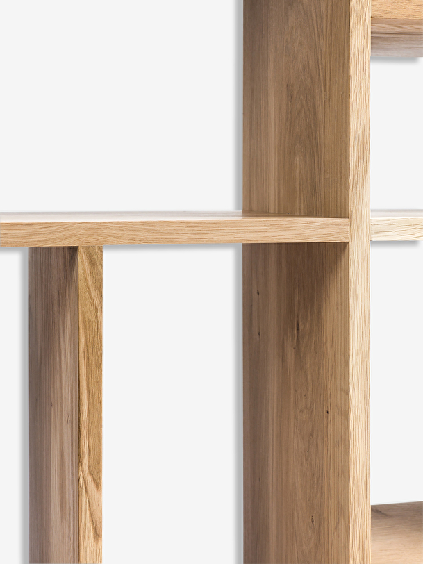 etagere m 104x30x219 chêne clair