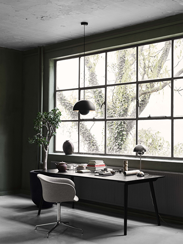 pot de fleurs vp7 suspension noir