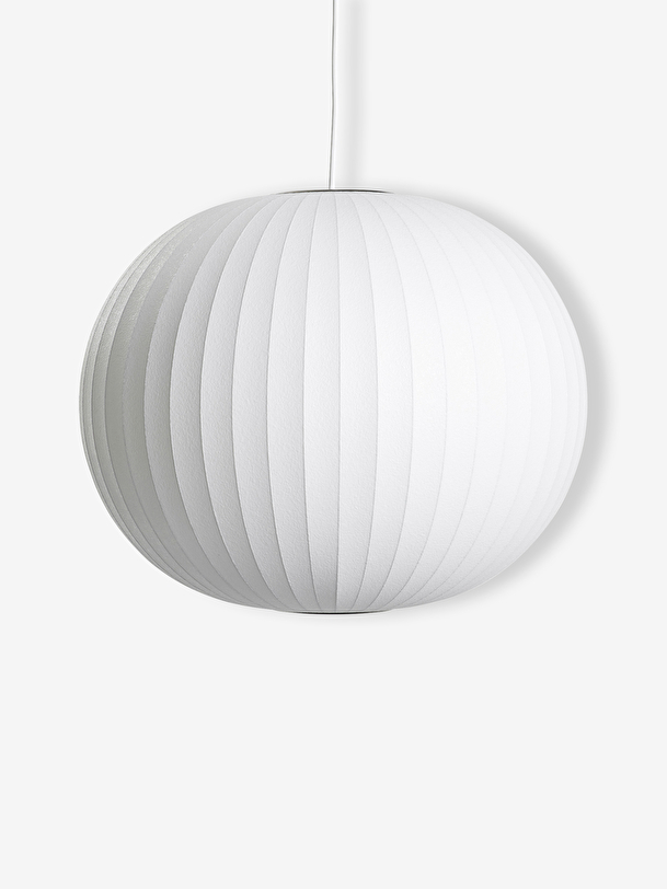 suspension boule m blanc