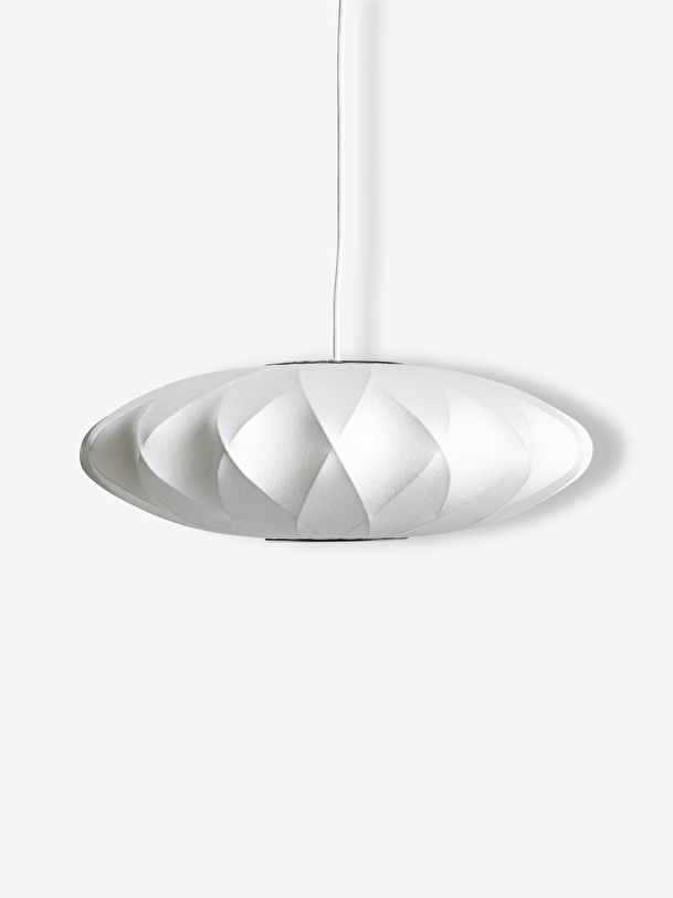 criss cross soucoupe suspension m blanc