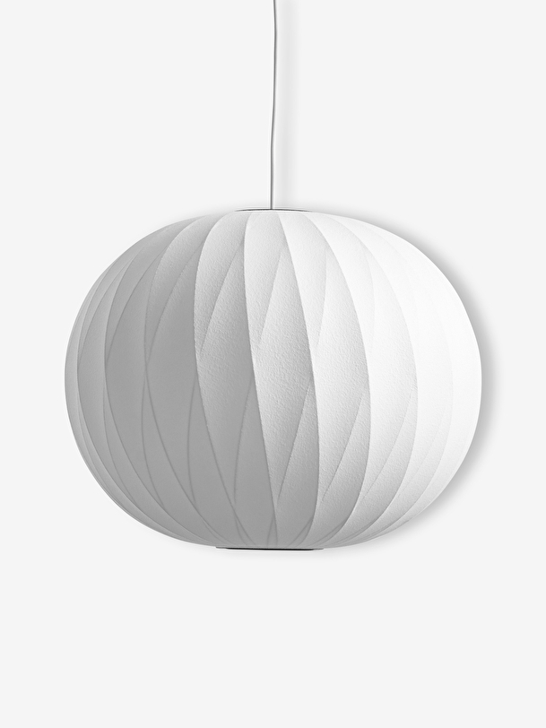 suspension boule criss cross m blanc