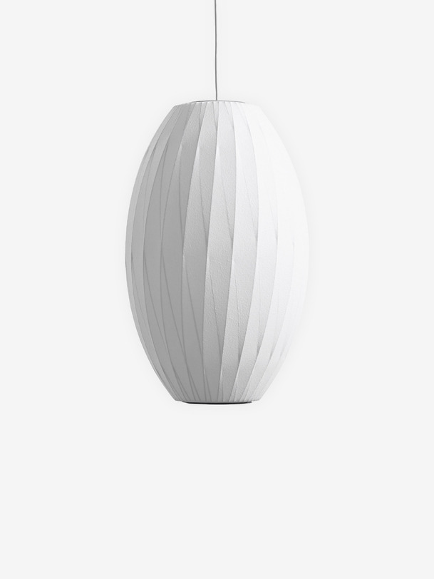 suspension cigare sillonnent m blanc