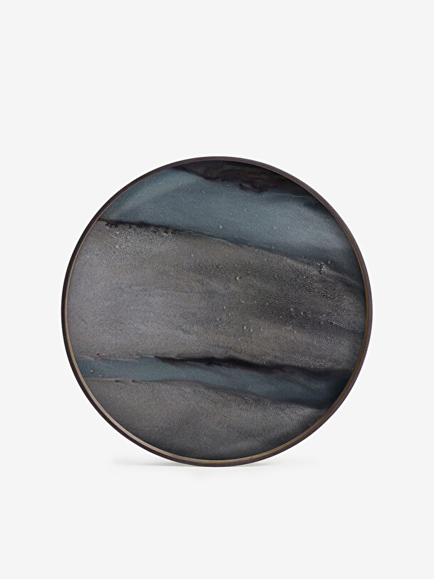 bio plateau de verre multicolore