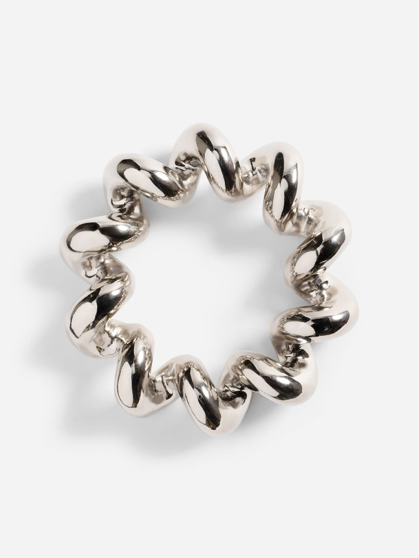 dessous de plat twist argent ampklevering chrome