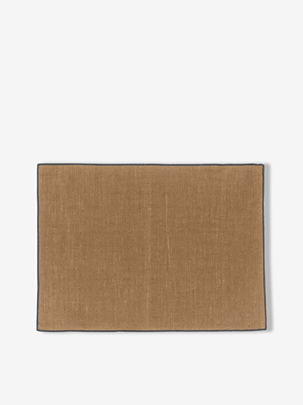 tabac recouvert de lin napperon 35x45 tabac