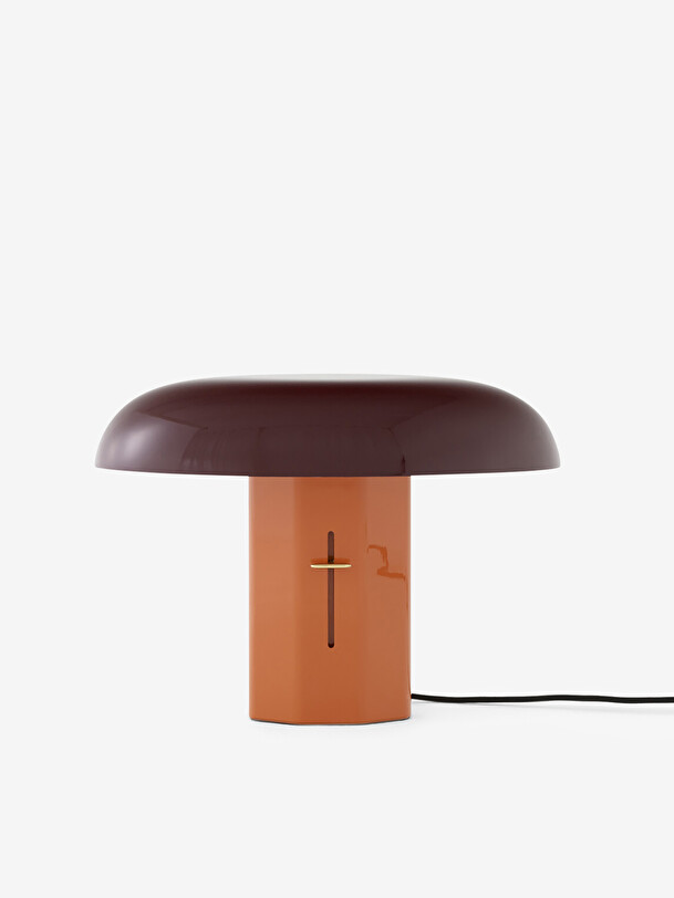 montera bordeauxorange lampe de table orange