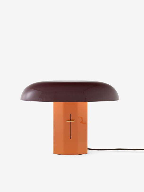 montera bordeauxorange lampe de table orange
