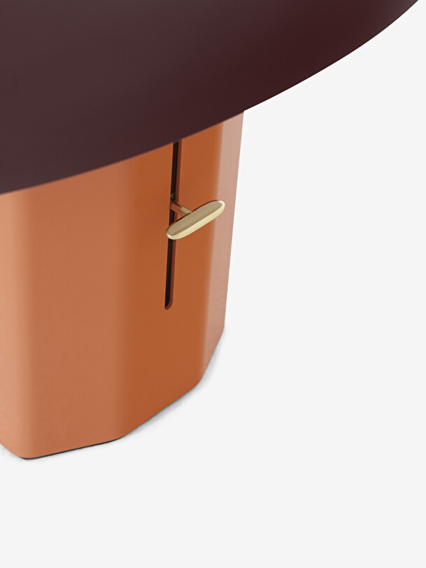 montera bordeauxorange lampe de table orange