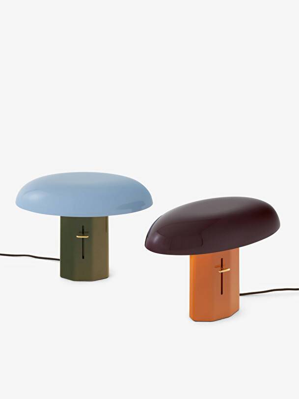 bleuvert lampe de table vert