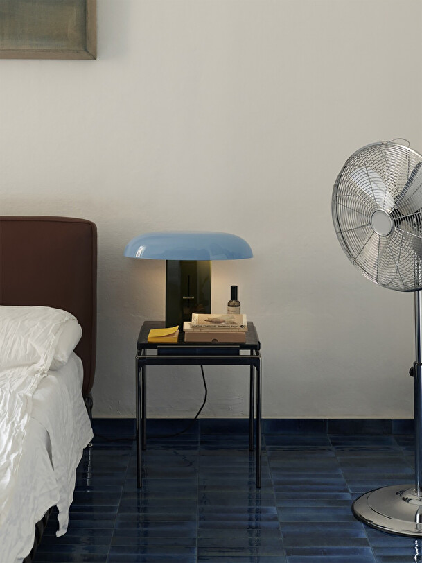 bleuvert lampe de table vert