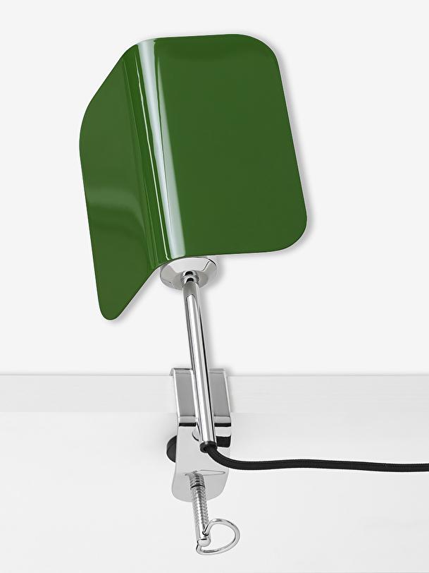 lapex de la lampe clip vert