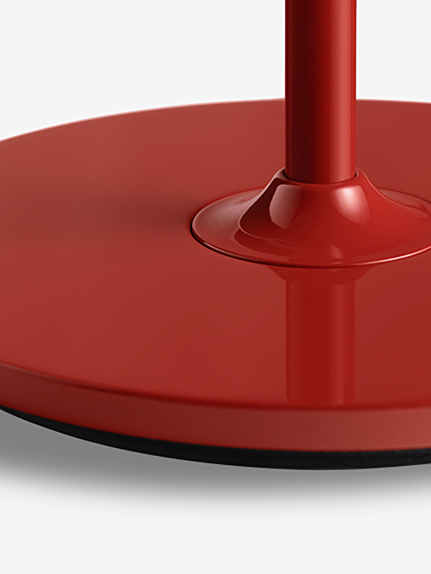 commune de papier de riz lampe rouge pied rouge