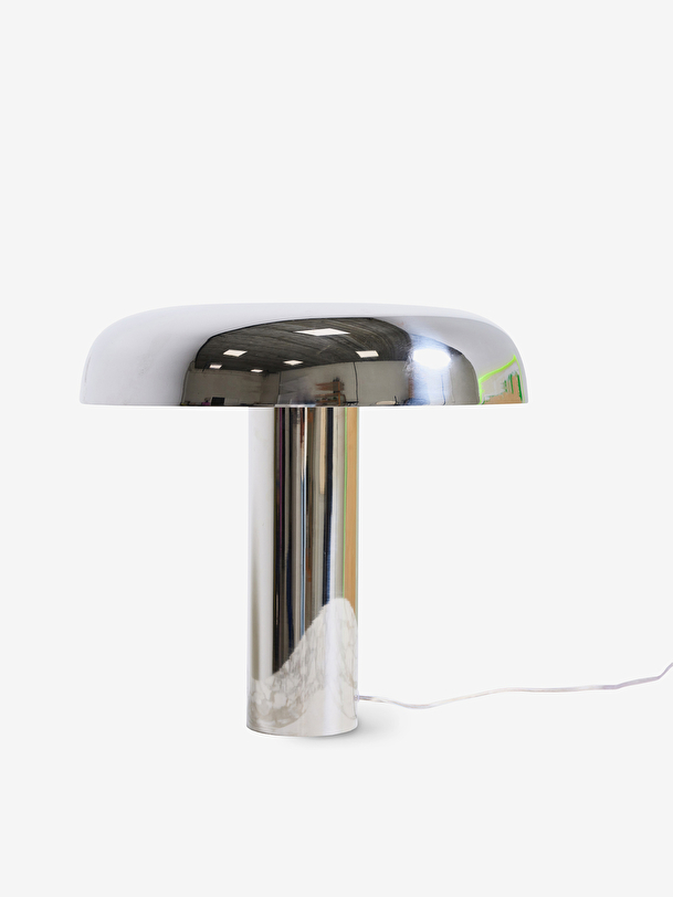champignon chrome lampe 39x39x38 chrome