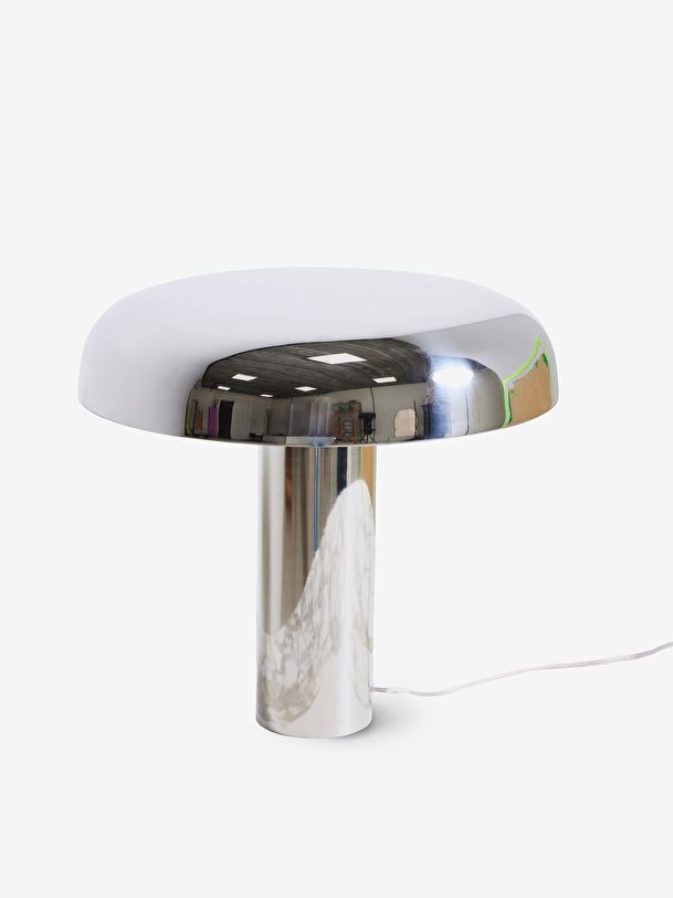 champignon chrome lampe 39x39x38 chrome
