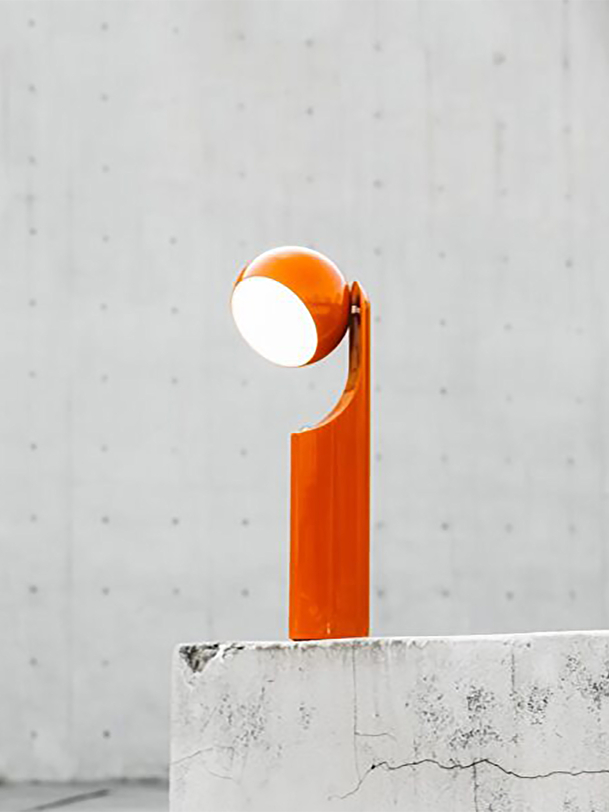 lampe nomad 180 mandarine mandarine