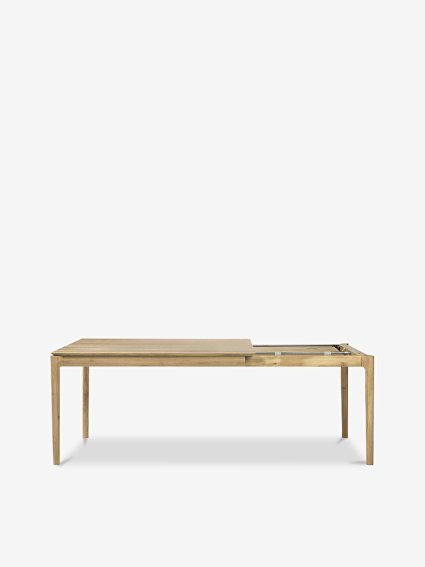 extension de chêne bok table - 140220 cm chêne clair