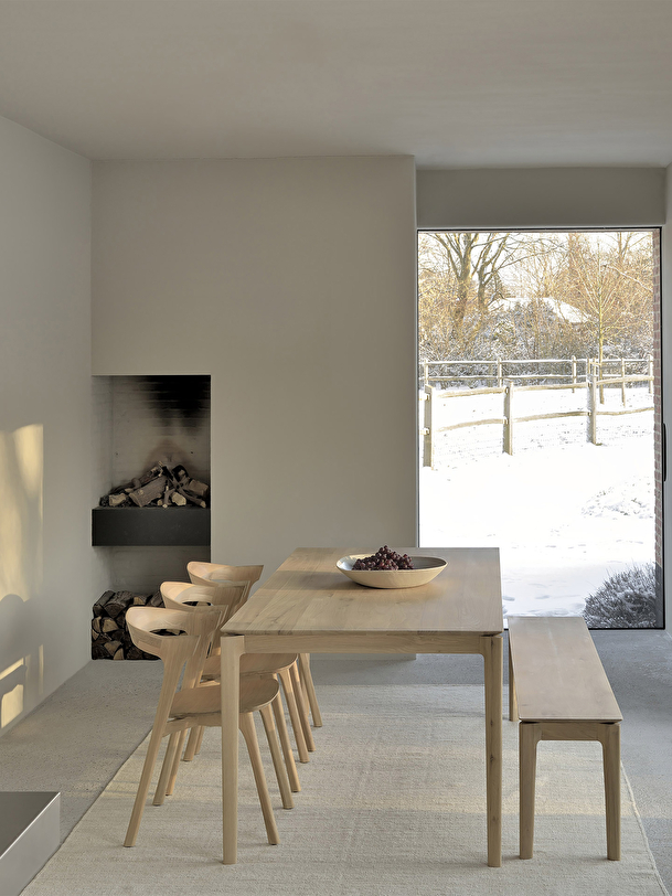 tableau bok en chene - l200 cm chêne clair