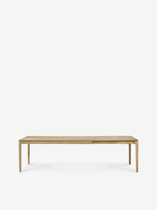 table à rallonge bok en chene - 180280 cm chêne clair