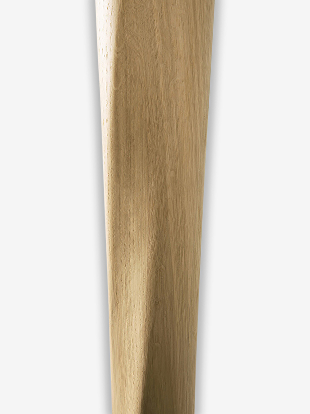 table chene torsion d70 chêne naturel chêne clair