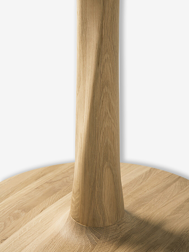 table de torsion en chene d127 chêne clair