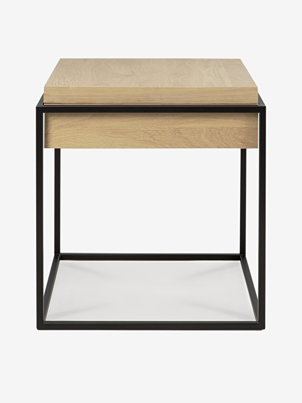 chêne monolit table de chevet en chêne clair