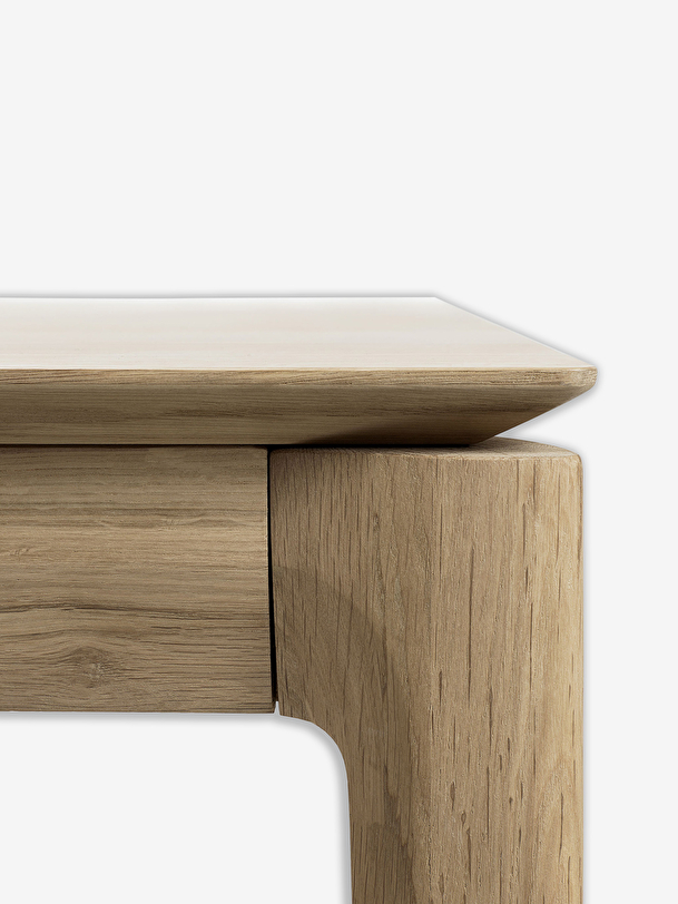 chêne bok table - l140 cm chêne clair