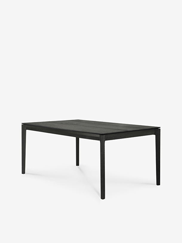 chêne bok noir table - l160 cm noir