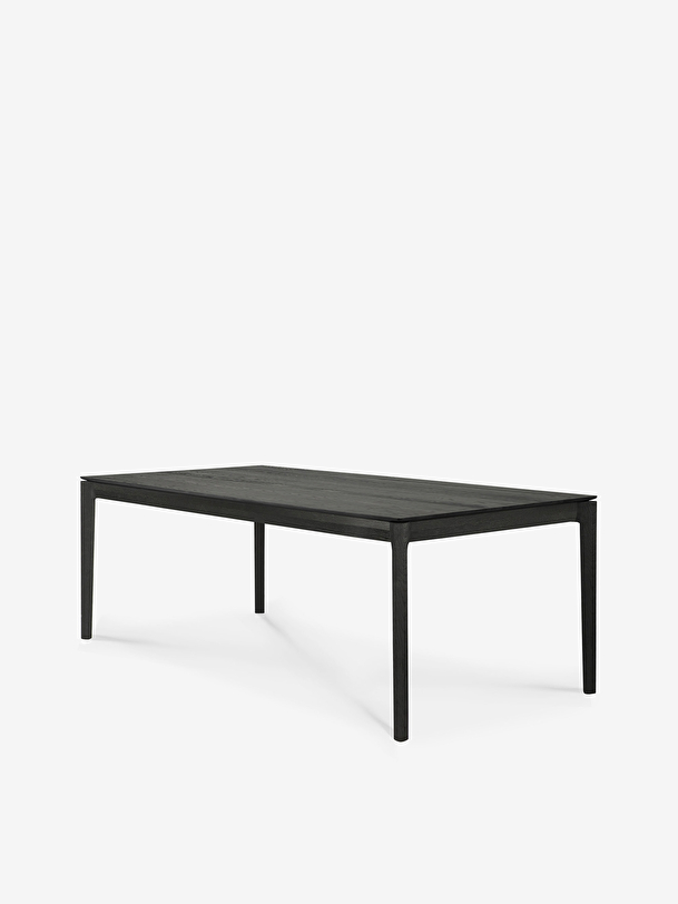 chêne bok noir table - l200 cm noir