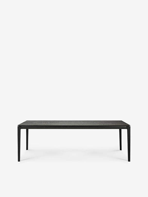 chêne bok noir table - l240 cm noir
