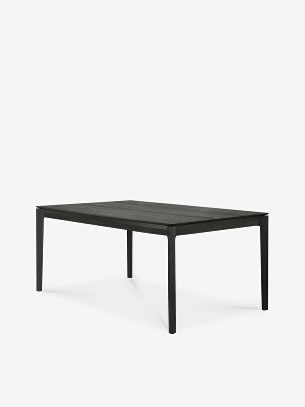 extension de chêne bok noir table - l140220 cm noir