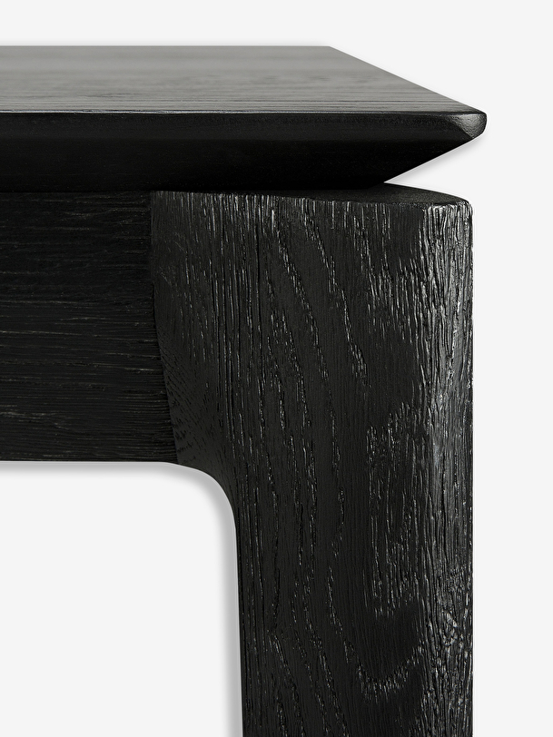 extension de chêne bok noir table - l140220 cm noir