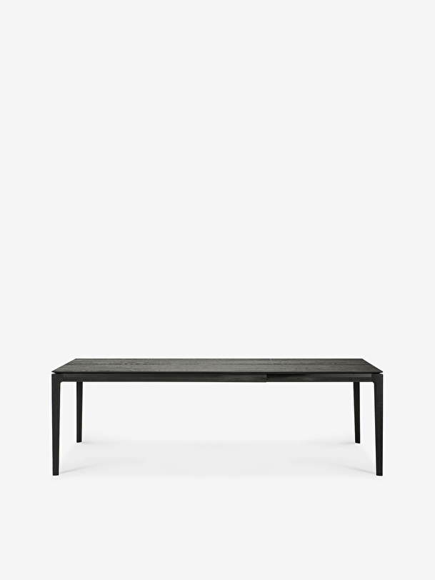 extension de chêne bok noir table - l160240 cm noir