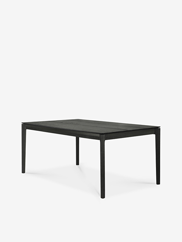 extension de chêne bok noir table - l160240 cm noir