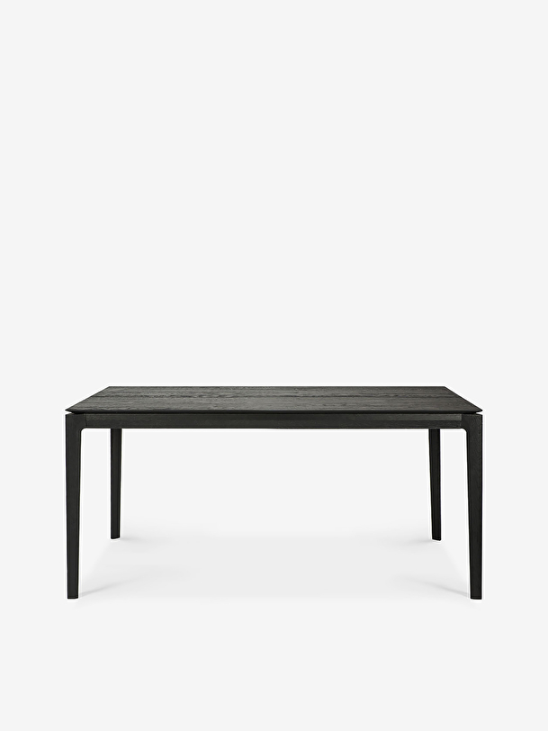 extension de chêne bok noir table - l160240 cm noir